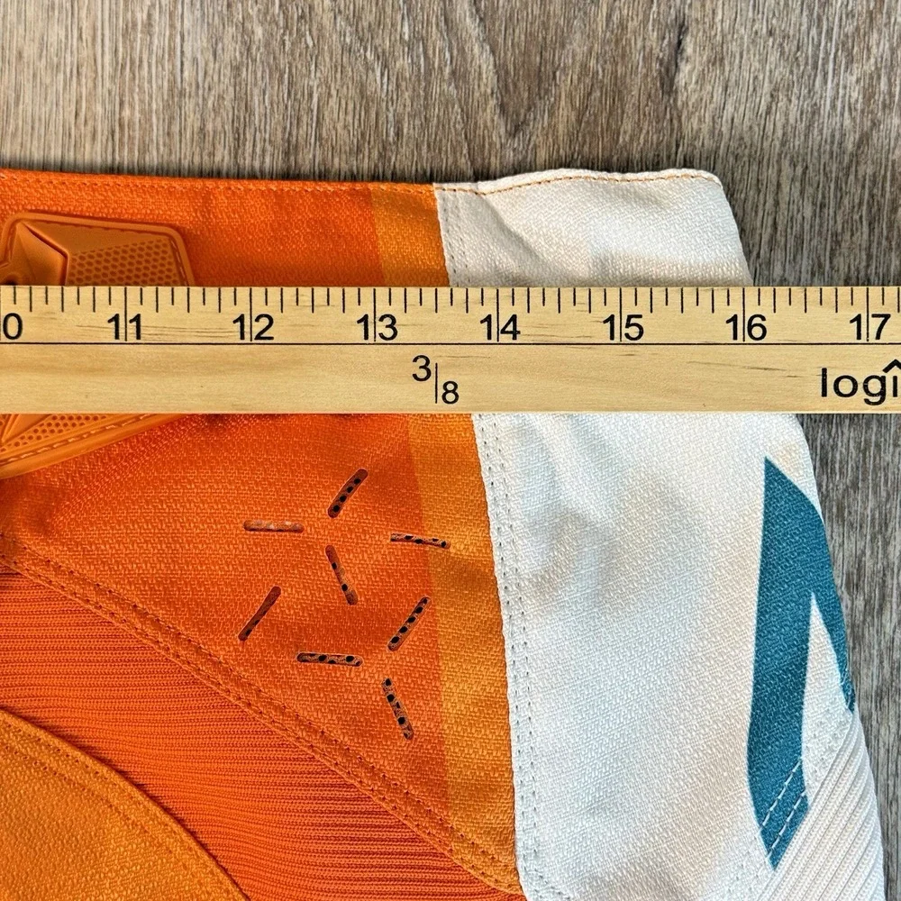 Fly Racing Pants Mens 32 EVO 2.0 Orange Teal Padded MTX Motocross Racing NEW